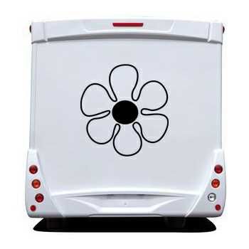 Flower Camping Car Decal 3