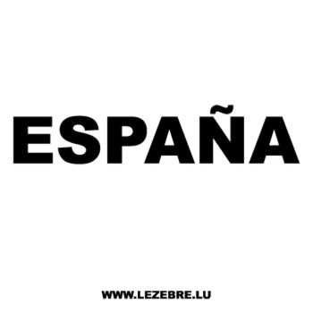 España Decal