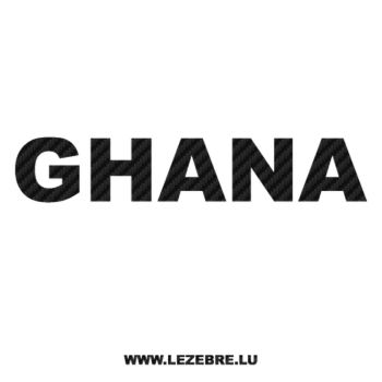 Ghana Carbon Decal