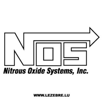 NOS Nitrous Oxide Systems Decal