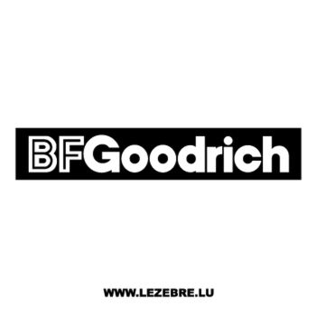 BFGoodrich Old Logo Decal
