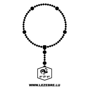 France Rosary Decal
