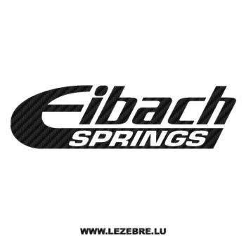 Sticker Carbone Eibach Springs
