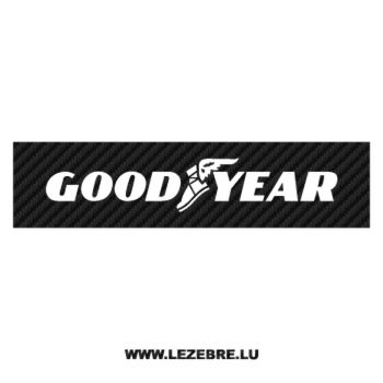GoodYear Logo Carbon Decal