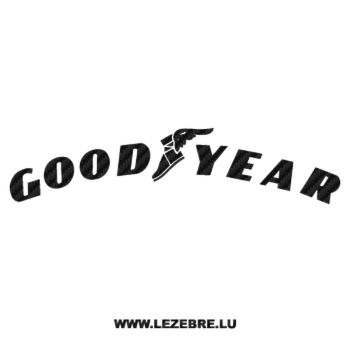 GoodYear Logo Carbon Decal 3