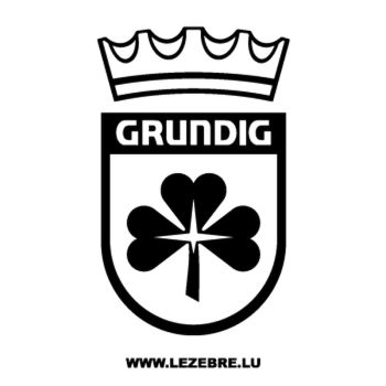 > Sticker Grundig Logo 2