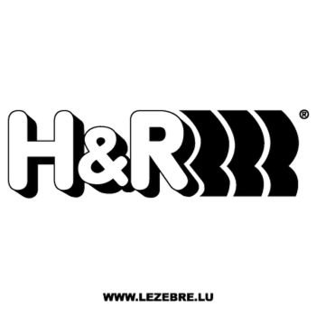 Sticker H&R Logo