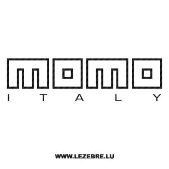 Sticker Carbone Momo Italy