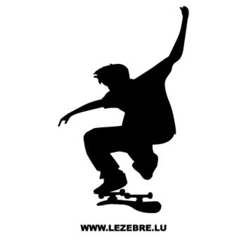 Sticker Skateur Skateboard