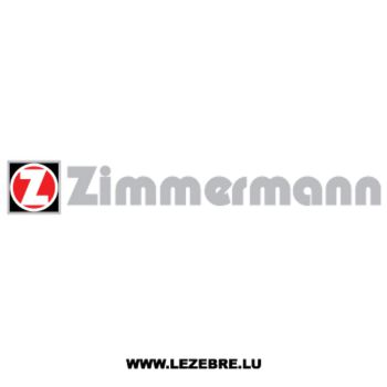 Sticker Zimmermann Logo