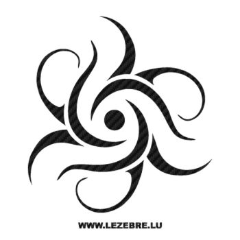 Tribal Carbon Decal 22