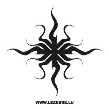 Tribal Carbon Decal 23