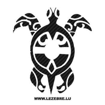 Tribal Turtle Carbon Decal