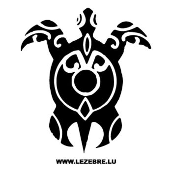 Tribal Turtle Decal 2