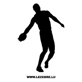 Frisbee Player Decal