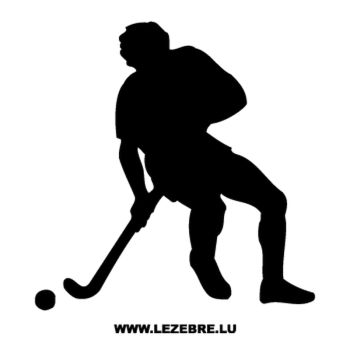 > Sticker Joueur Hockey sur Gazon