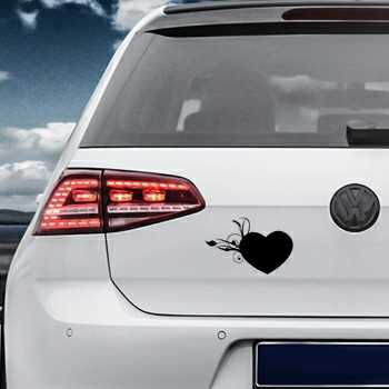 Heart Ornament Volkswagen MK Golf Decal
