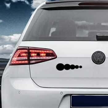 Sticker VW Golf voiture tuning Bulles