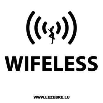 T-Shirt Wifeless Parodie Wireless