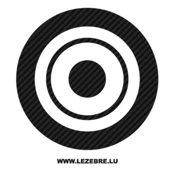 Sticker Carbone Deco Cercles