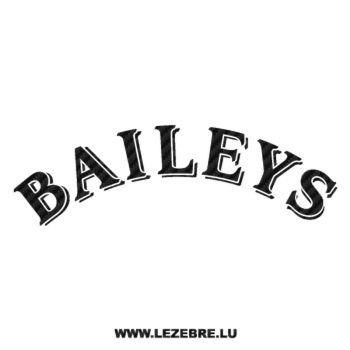 Baileys Carbon Decal