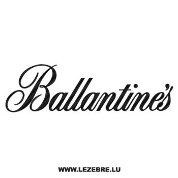 Sticker Carbone Ballantine's