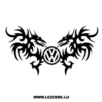 Sticker Tribal Dragon VW