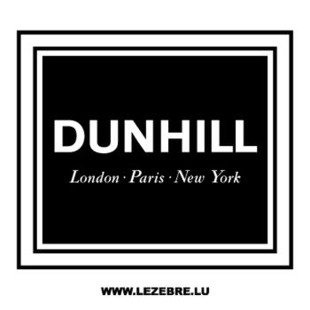 Sticker Dunhill Logo