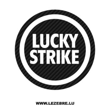 Sticker Carbone Lucky Stricke