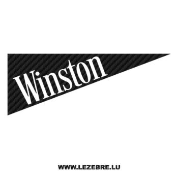 Winston Logo Carbon Decal