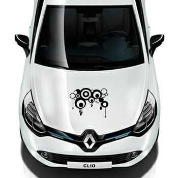 Sticker Renault Deco Cercles Design
