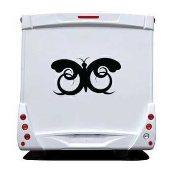 Butterfly Ornament Camping Car Decal