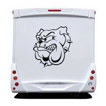 Sticker Wohnwagen/Wohnmobil Bulldog