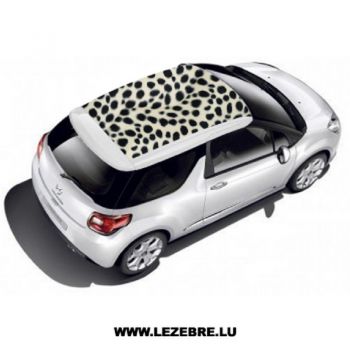 Dalmatian skin car roof sticker