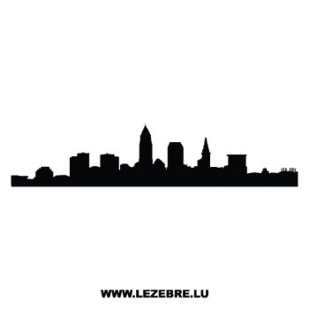 Silhouette Cleveland Decal