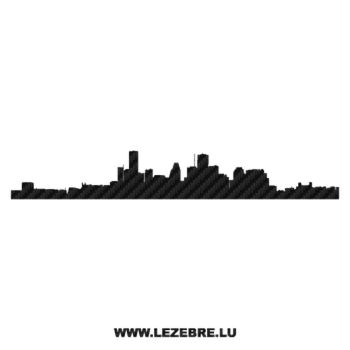 Silhouette Houston Carbon Decal