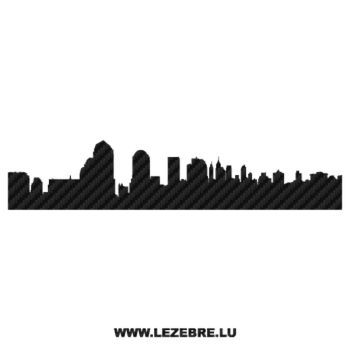 Silhouette New York City Carbon Decal 2