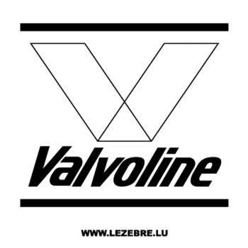 Valvoline Logo Decal 2