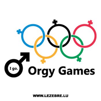 T-Shirt Orgy Games Parodie Olympic Games