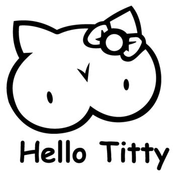 T-shirt Hello Titty