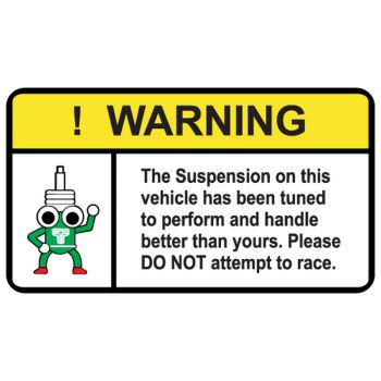 T-shirt JDM WARNING Suspension