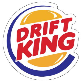 T-shirt JDM Drift King parodie Burger King