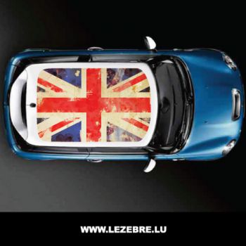 United Kingdom car roof sticker