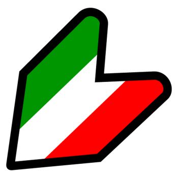 T-shirt JDM Flagge Italien