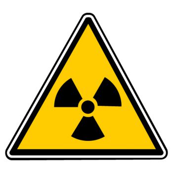 Decal radioactivity danger