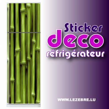Kühlschrankaufkleber Bambus