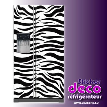 Kühlschrankaufkleber Zebrafell