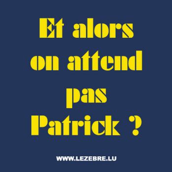 Sweat Camping On attend pas Patrick?