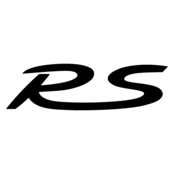 Sticker Porsche RS logo - 2ième modèle