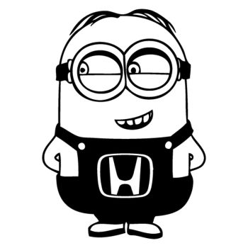 Sticker Minion Honda